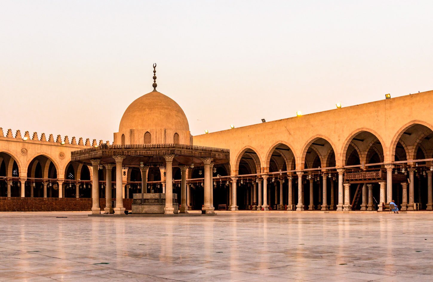 mosque of amr ibn al aas in islamic cairo