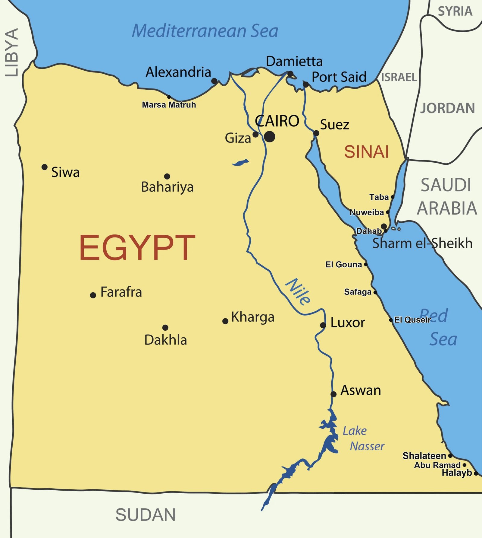 Egypt Map